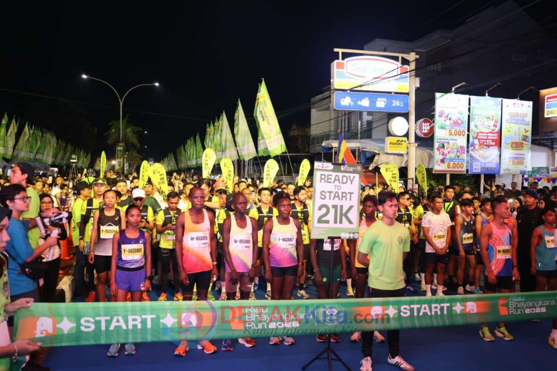 15 Ribu Pelari Tumpah Ruah di Pekanbaru! Kapolda Riau Kobarkan Perang Besar Melawan Karhutla