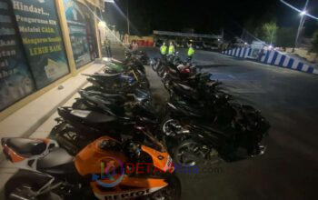 Brimob dan Polres Sapu Tebing Tinggi — Geng Motor hingga Balap Liar Diburu — 20 Motor Brong Diamankan