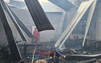 Gudang Buku SMPN 9 Tebing Tinggi Terbakar — Polisi Selidiki Dugaan Korsleting Listrik