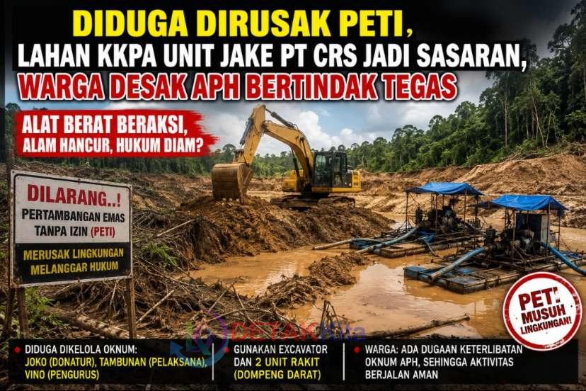 Diduga Dirusak PETI — Lahan KKPA Unit Jake PT CRS Jadi Sasaran — Warga Desak APH Bertindak Tegas