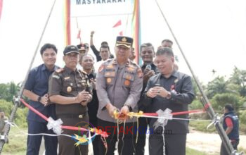 Akses Terputus Kini Terhubung! Jembatan Merah Putih Presisi di Jaya Kopah Resmi Berdiri — Polri Buktikan Pembangunan Tak Sekadar Janji