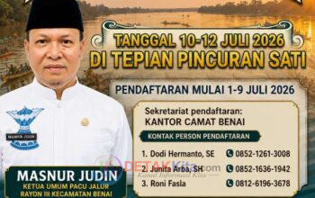 Hitung Mundur Dimulai! 54 Jalur Resmi Daftar — Technical Meeting Pacu Jalur Rayon III Benai Digelar Besok
