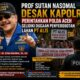 Prof Sutan Nasomal Desak Kapolri Perintahkan Polda Aceh Selidiki Dugaan Penyerobotan Lahan PT Alis