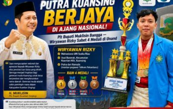 Putra Kuansing Berjaya di Ajang Nasional! Plt Bupati Muklisin Bangga — Wiryawan Rizky Sabet 4 Medali di Unand