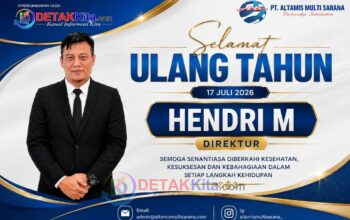 Selamat Ulang Tahun Hendri M! Redaksi DETAKKita.com Doakan Direktur PT AMS Semakin Sukses dan Menginspirasi Selamat Ulang Tahun Hendri M! Redaksi DETAKKita.com Doakan Direktur PT AMS Semakin Sukses dan Menginspirasi