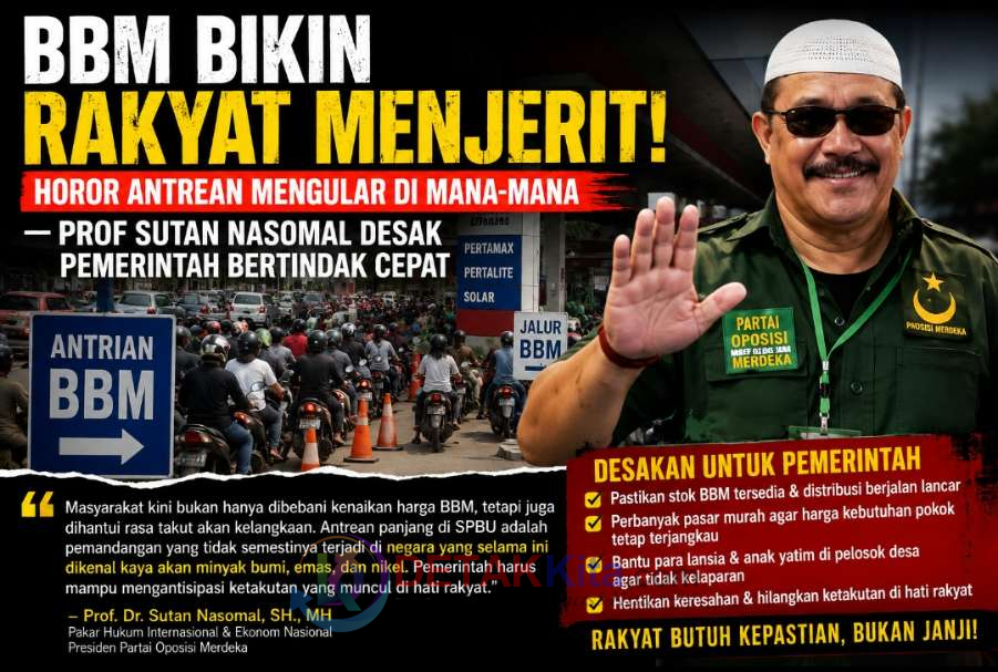 BBM Bikin Rakyat Menjerit! Horor Antrean Mengular di Mana-Mana — Prof Sutan Nasomal Desak Pemerintah Bertindak Cepat