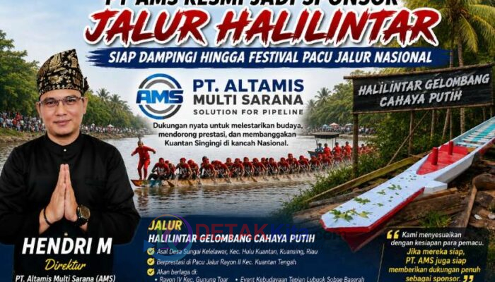 PT AMS Resmi Jadi Sponsor Jalur Halilintar — Siap Dampingi hingga Festival Pacu Jalur Nasional