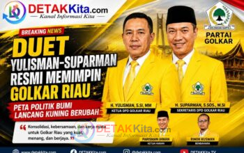 Duet Yulisman–Suparman Resmi Memimpin Golkar Riau — Peta Politik Bumi Lancang Kuning Berubah Duet Yulisman–Suparman Resmi Memimpin Golkar Riau — Peta Politik Bumi Lancang Kuning Berubah