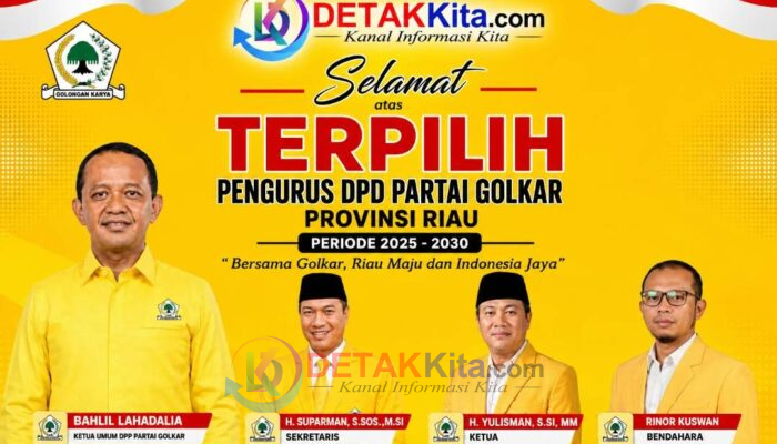 Duet Yulisman–Suparman Resmi Memimpin Golkar Riau — Peta Politik Bumi Lancang Kuning Berubah