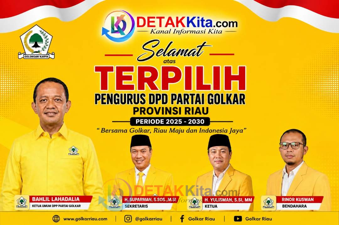 Duet Yulisman–Suparman Resmi Memimpin Golkar Riau — Peta Politik Bumi Lancang Kuning Berubah