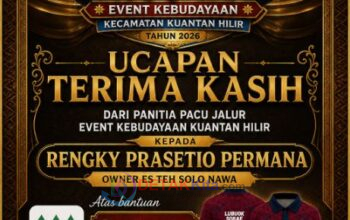 Es Teh Solo Nawa Peduli Pacu Jalur — Panitia Beri Apresiasi dan Ajak Pengusaha Lain Ikut Bergerak Es Teh Solo Nawa Peduli Pacu Jalur — Panitia Beri Apresiasi dan Ajak Pengusaha Lain Ikut Bergerak