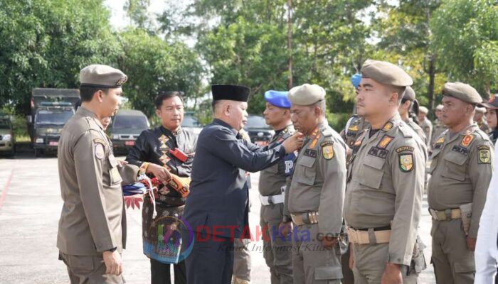 Jelang Pacu Jalur Event Nasional 2026 — Pj Sekda Muradi Pimpin Gelar Pasukan — Satpol PP Perkuat Tim Intelijen