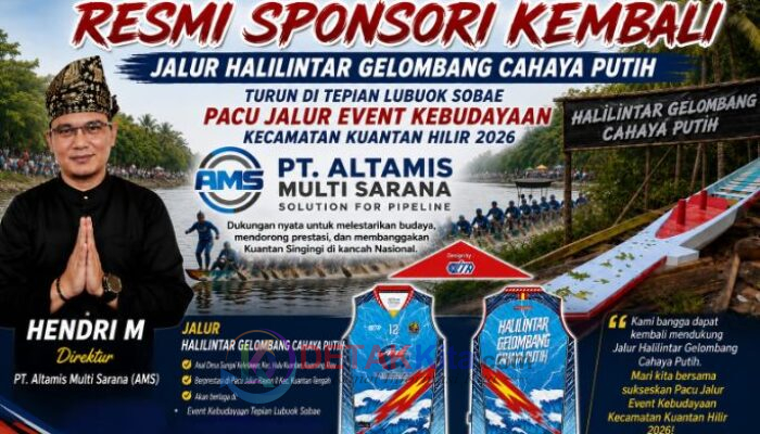 PT AMS Kembali Sponsori Jalur Halilintar — Hendri M: Kami Siap Antar Hingga Puncak Prestasi