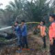 Kebakaran Hebat di Cerenti! Lahan Terbakar — Petugas Berjibaku Padamkan Api