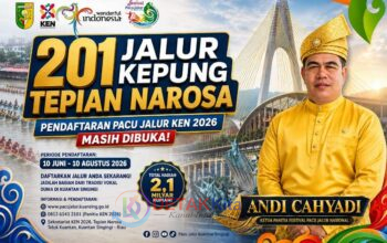 201 Jalur Kepung Tepian Narosa — Pendaftaran Pacu Jalur KEN 2026 Masih Dibuka