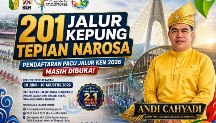 201 Jalur Kepung Tepian Narosa — Pendaftaran Pacu Jalur KEN 2026 Masih Dibuka