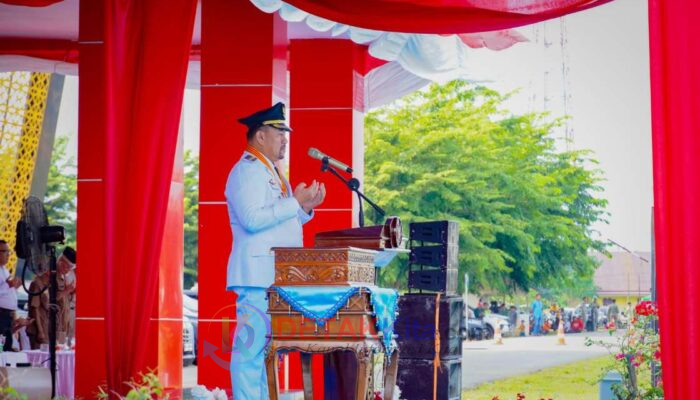Bupati Baharuddin Pimpin Upacara HUT RI ke-81, Pengabdian Pensiunan ASN Diberi Penghargaan