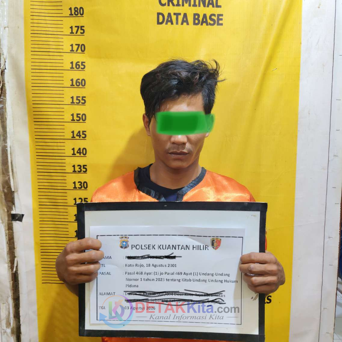 Pelaku Penganiayaan Brutal di Pulau Kulur Ditangkap — Golok hingga Motor Tanpa Nopol Diamankan Polisi