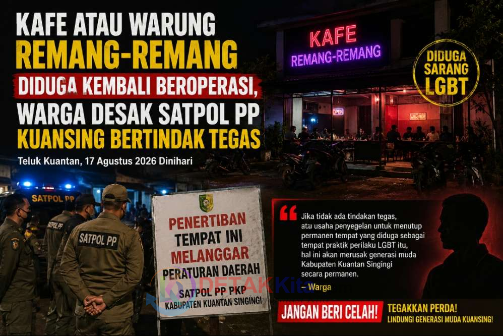 Kafe Remang-remang Diduga Kembali Beroperasi, Warga Desak Satpol PP Kuansing Bertindak Tegas