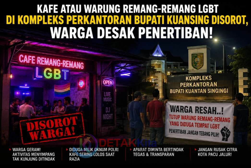 Kafe Remang-remang LGBT di Kompleks Perkantoran Bupati Kuansing Disorot, Warga Desak Penertiban