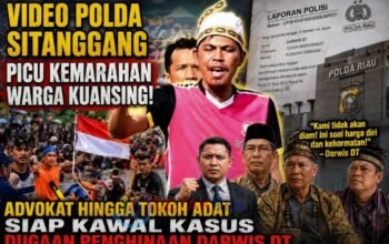 Video Polda Sitanggang Picu Kemarahan Warga Kuansing — Advokat hingga Tokoh Adat Siap Kawal Kasus Dugaan Penghinaan Darwis DT