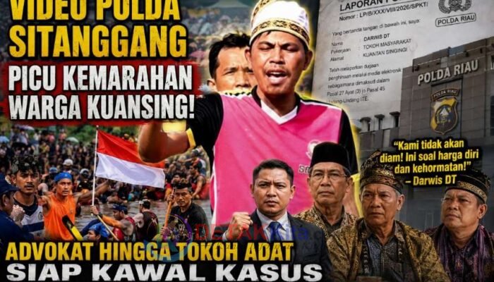 Video Polda Sitanggang Picu Kemarahan Warga Kuansing — Advokat hingga Tokoh Adat Siap Kawal Kasus Dugaan Penghinaan Darwis DT