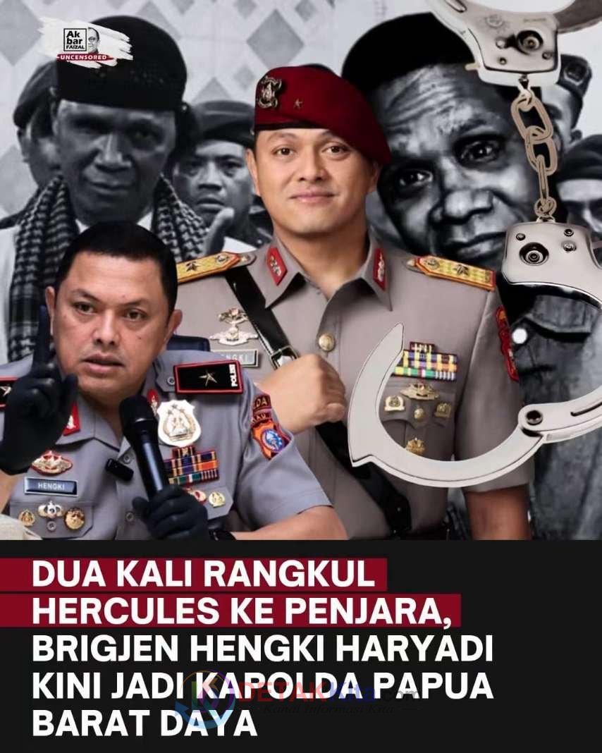 Hengki Haryadi Jadi Kapolda Papua Barat Daya — Mantan Wakapolda Riau Dikenal “Libas” Premanisme