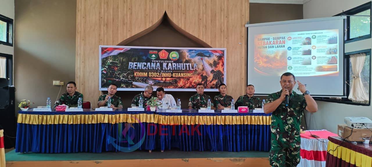 Cegah Karhutla — Mabes TNI Dorong Warga Singingi Bergerak Bersama