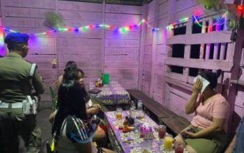Geger Razia Pekat Kuansing! 7 Diduga Wanita Pramu Jasa Seksual Diamankan Satpol PP — Bir dan Soju Ikut Disita