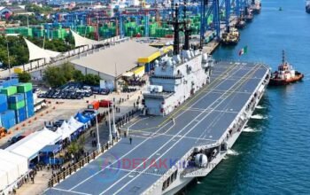 Kapal Induk Italia Jadi KRI Sriwijaya — Raksasa Laut 180 Meter Siap Perkuat TNI AL Kapal Induk Italia Jadi KRI Sriwijaya — Raksasa Laut 180 Meter Siap Perkuat TNI AL