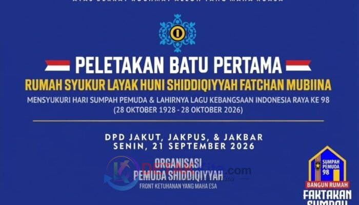 Tiga DPD OPSHID Gotong Royong Bangun Rumah Syukur untuk Warga Tanjung Priok