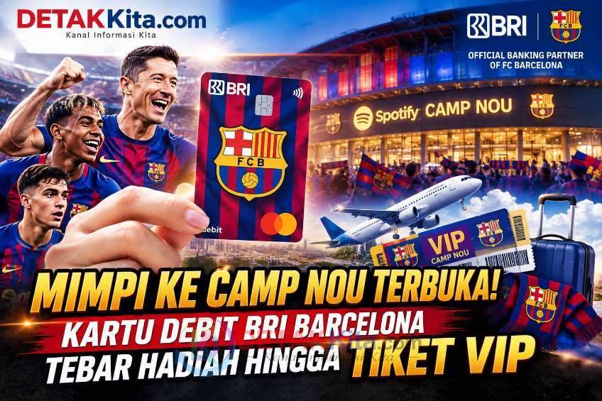 Mimpi ke Camp Nou Terbuka! Kartu Debit BRI Barcelona Tebar Hadiah hingga Tiket VIP