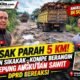 Rusak Parah 5 Km! Jalan Sikakak–Kompe Berangin Dikepung Angkutan Sawit — DPRD Bereaksi