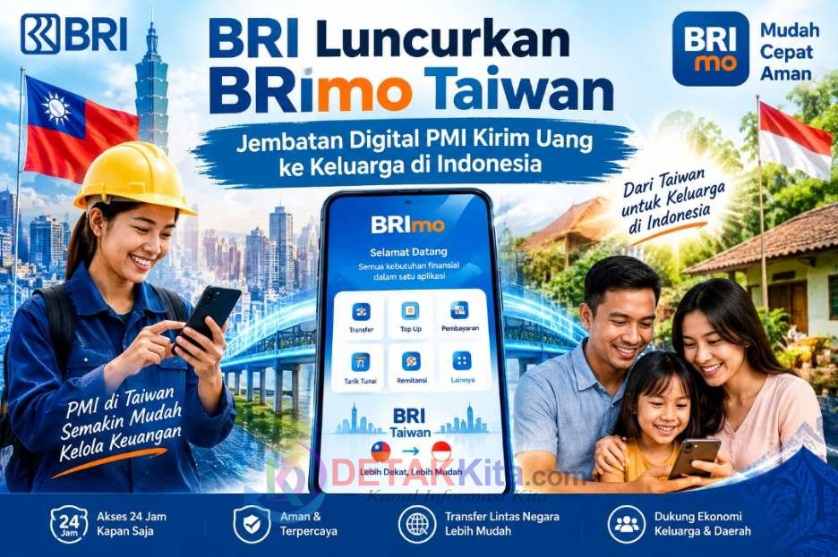 BRI Luncurkan BRImo Taiwan — Jembatan Digital PMI Kirim Uang ke Keluarga di Indonesia Hingga Kuansing