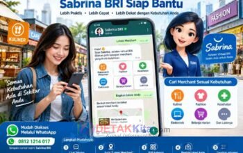Cari Merchant Terdekat Kini Cukup Lewat WhatsApp — Sabrina BRI Siap Bantu