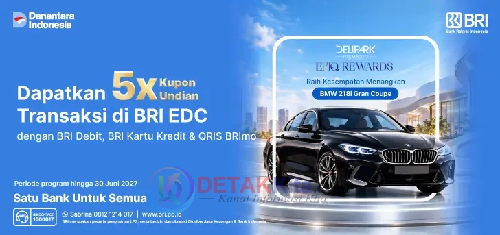 Belanja di Delipark Bisa Bawa Pulang BMW 218i — Rusdi: Gunakan Transaksi BRI dan Raih EPIQ Rewards