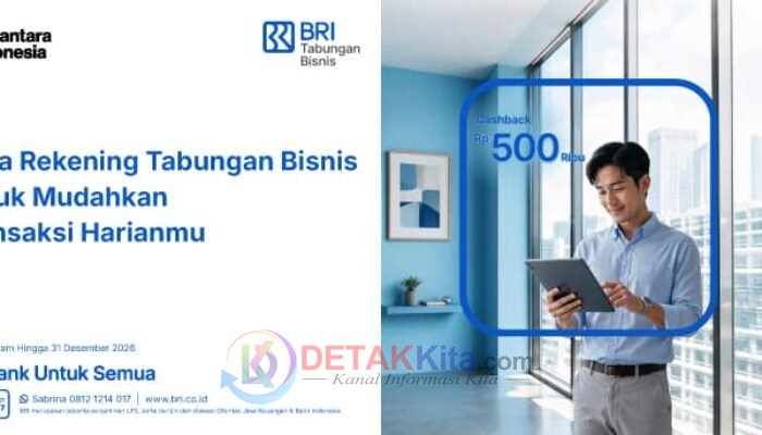 Tabungan Bisnis BRI Beri Cashback hingga Rp500 Ribu — Rusdi: Promo Dimulai 1 Oktober