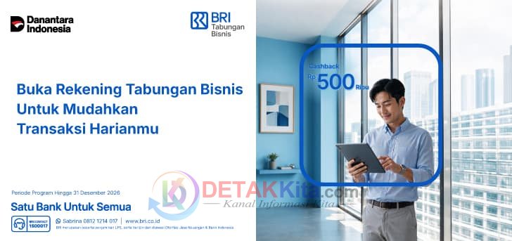 Tabungan Bisnis BRI Beri Cashback hingga Rp500 Ribu — Rusdi: Promo Dimulai 1 Oktober