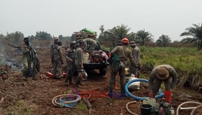 7 Hari Bertaruh di Tengah Karhutla — 50 Satpol PP Riau Akhirnya Kembali