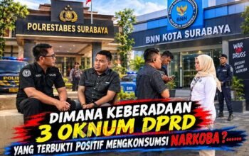 AMI Geram — Keterangan Polrestabes dan BNNK Surabaya Soal Asesmen 3 Anggota DPRD Dipertanyakan