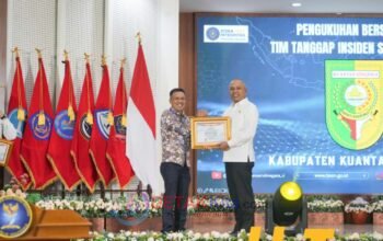 Kuansing Dikukuhkan dalam TTIS BSSN — Benteng Siber Pemerintahan Diperkuat