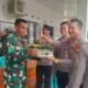 Tiga Polsek Kompak Sambangi Koramil 07/KH — Bawa Tumpeng HUT TNI ke-81