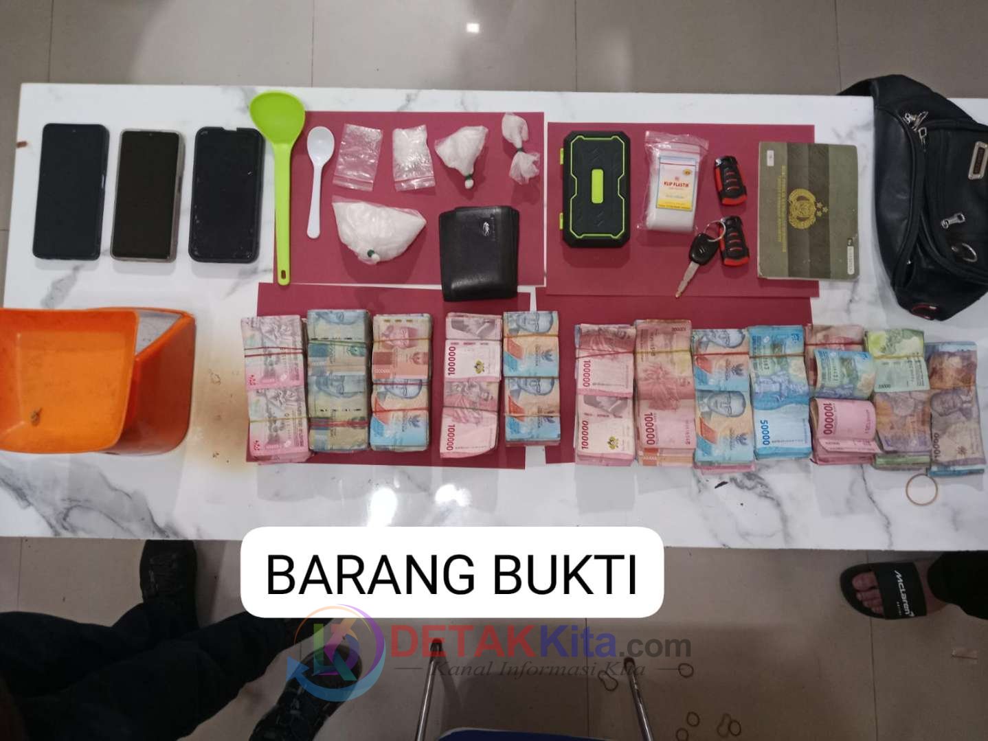 OSN Polres Batu Bara Sita 111 Gram Sabu dan Rp127 Juta — Dua Pria Diamankan