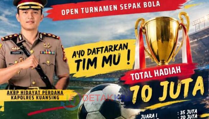 Kapolres Kuansing Cup 2026 Berhadiah Puluhan Juta Rupiah — Puluhan Tim Siap Bertarung