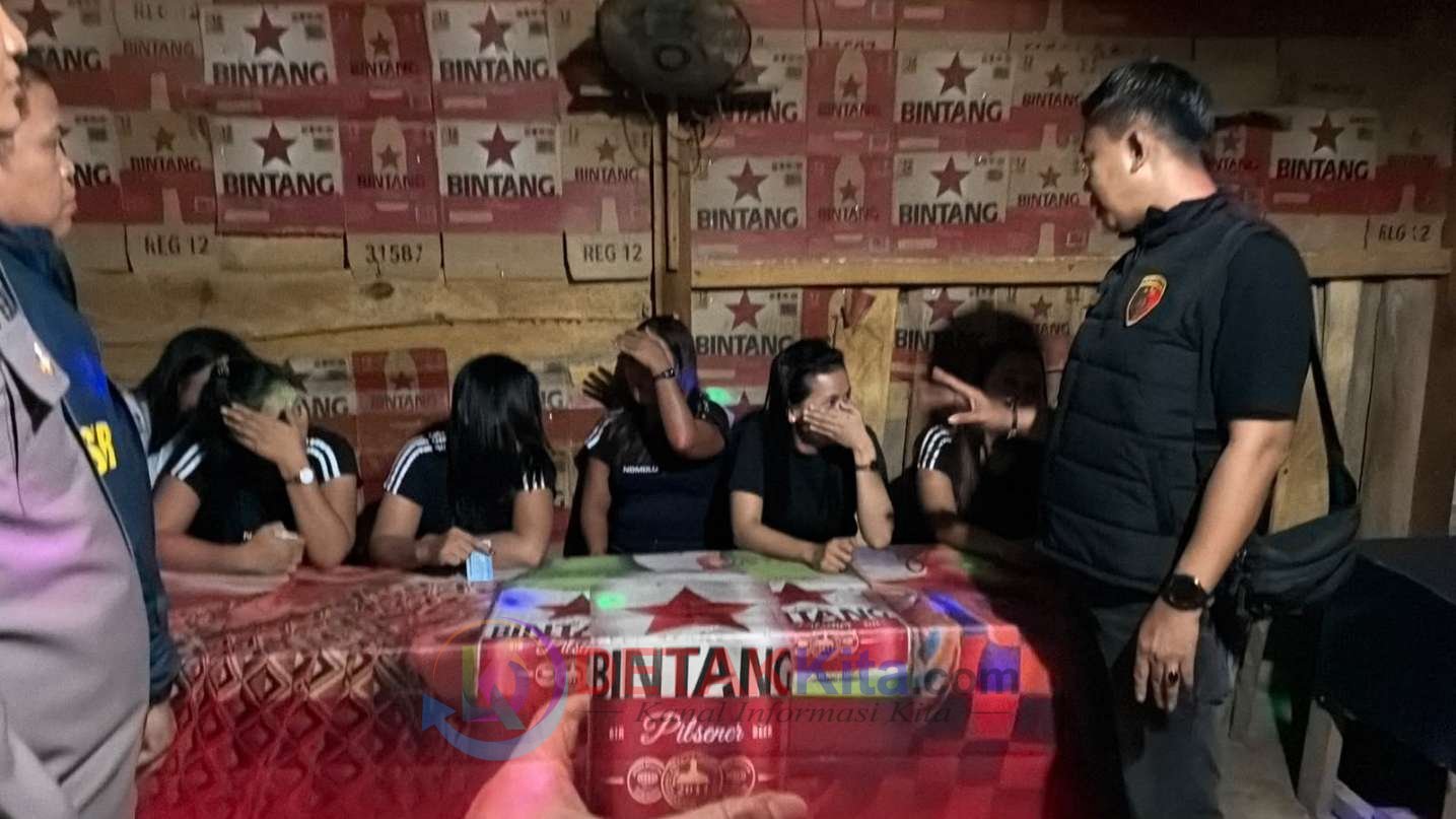 Cegah Narkoba — Polsek Singingi Razia Kafe Remang-Remang