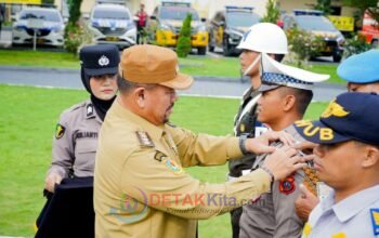 1.363 Personel Dikerahkan — Bupati Baharuddin Pimpin Apel Operasi Patuh Toba 2026