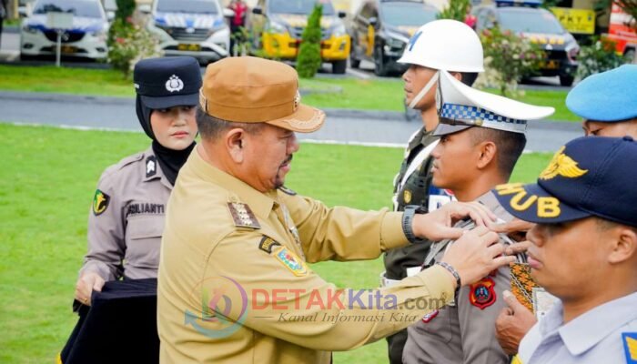 1.363 Personel Dikerahkan — Bupati Baharuddin Pimpin Apel Operasi Patuh Toba 2026