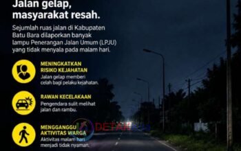 Rp10 Miliar untuk Listrik LPJU Batu Bara — Lampu Jalan Banyak Padam: Kadishub Elwadif Bungkam