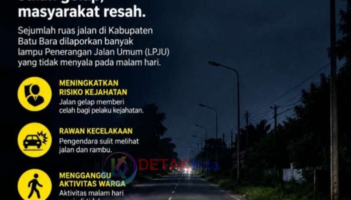 Rp10 Miliar untuk Listrik LPJU Batu Bara — Lampu Jalan Banyak Padam: Kadishub Elwadif Bungkam