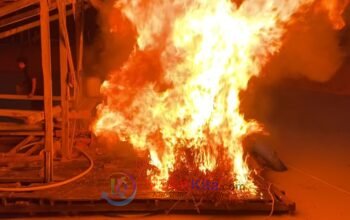Polsek Kuantan Hilir Tindak PETI di Rawang Ogung — 4 Rakit Menyala!